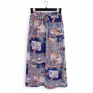 Robert Louis Bohemian Flowy Paisley Feminine Skirt Sz XL